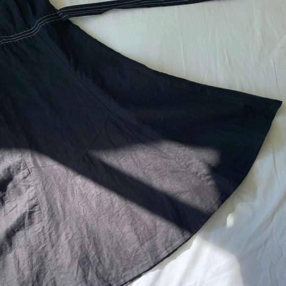 Zara Strappy Linen Blend Dress - Picture 8 of 9